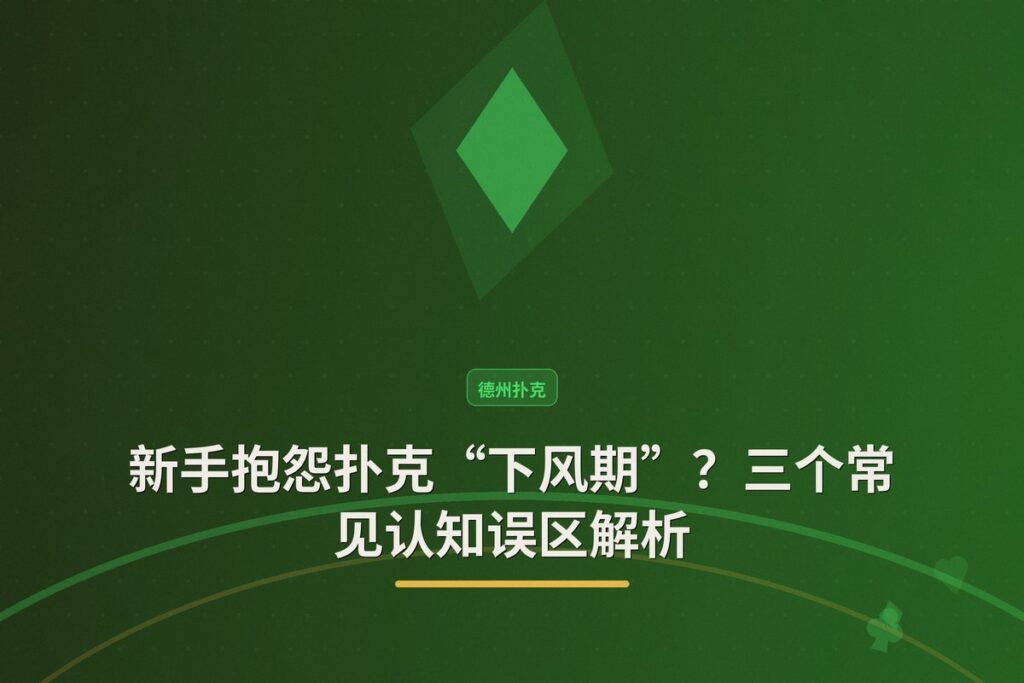 https://www.reddit.com/r/poker/comments/1ubwel0/this_comes_to_mind_when_i_see_all_the_newbies/ - 新手抱怨扑克“下风期”？三个常见认知误区解析