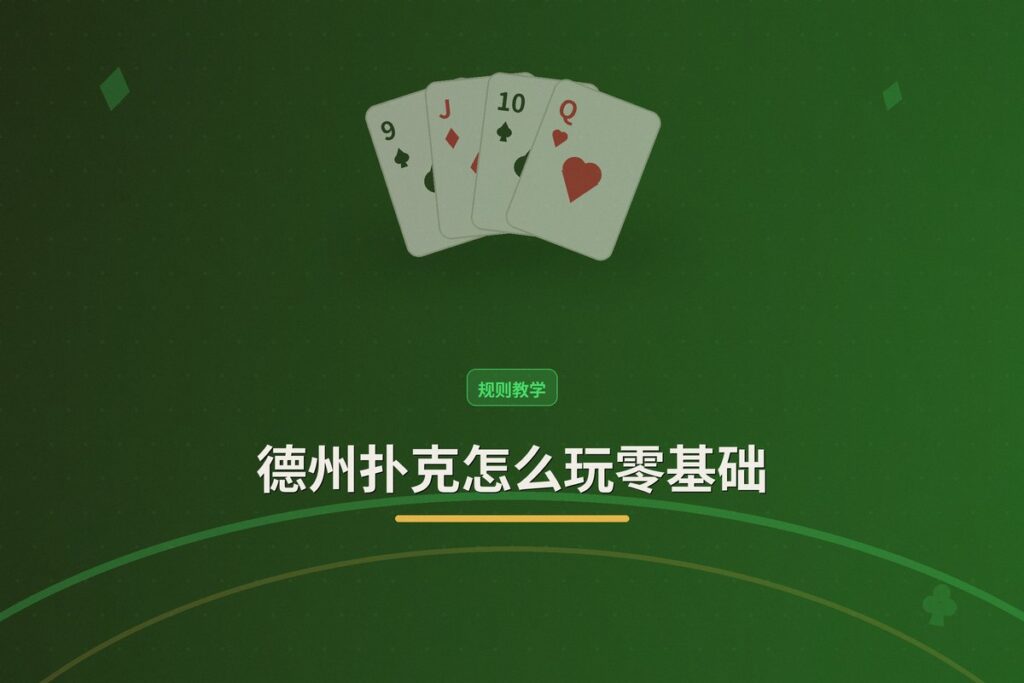 德州扑克怎么玩零基础 - 德州扑克怎么玩零基础:三步上手,从规则到翻前策略