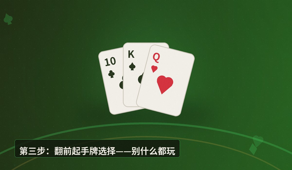 德州扑克怎么玩零基础 - 德州扑克怎么玩零基础:三步上手,从规则到翻前策略