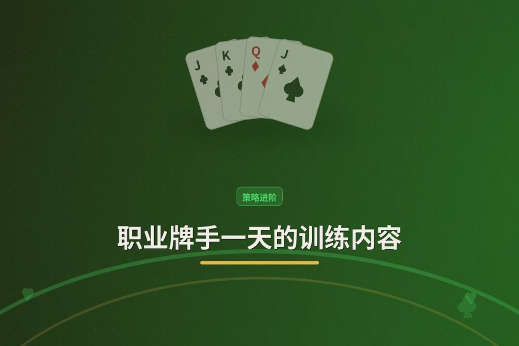 职业牌手一天的训练内容 - 职业牌手一天的训练内容:从复盘到范围练习,提升胜率的六大环节