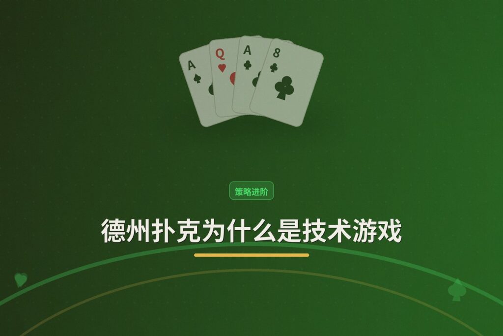 德州扑克为什么是技术游戏 - 德州扑克为什么是技术游戏:从概率、位置到心理的全面解析
