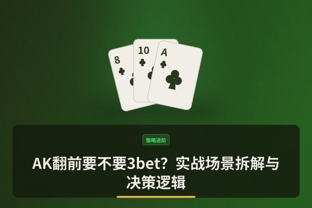 AK翻前要不要3bet - AK翻前要不要3bet?实战场景拆解与决策逻辑