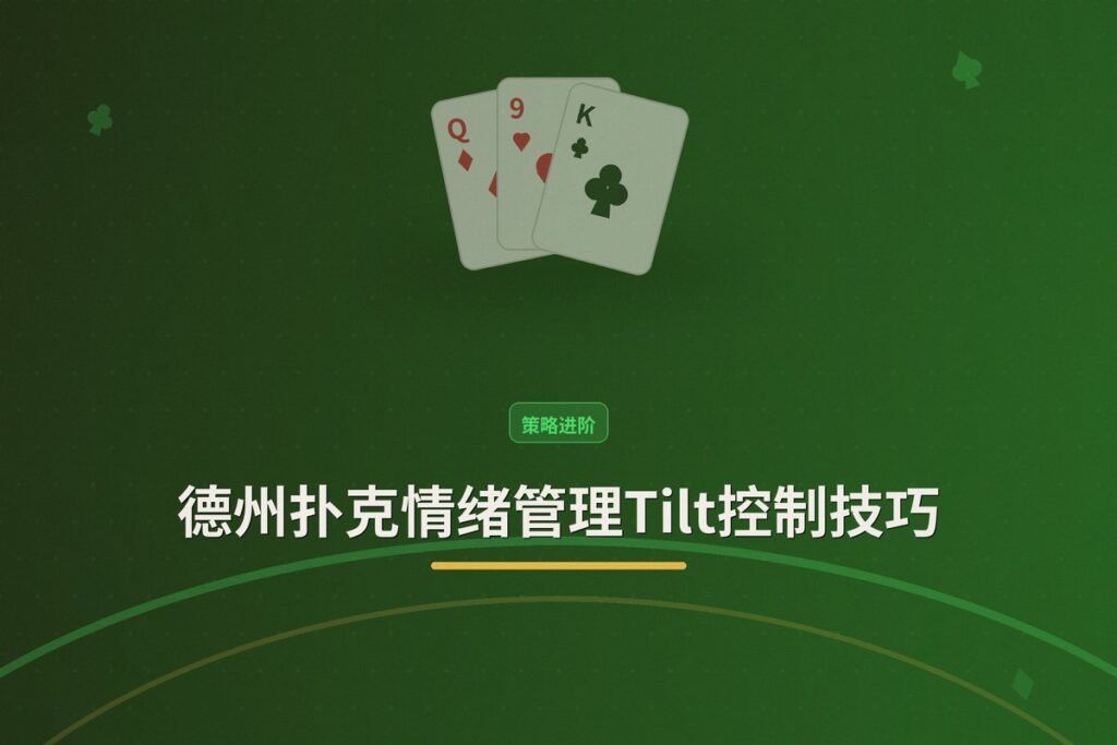 情绪管理Tilt control技巧 - 德州扑克情绪管理Tilt控制技巧:从识别到实战的完整指南