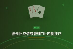 情绪管理Tilt control技巧 - 德州扑克情绪管理Tilt控制技巧：从识别到实战的完整指南